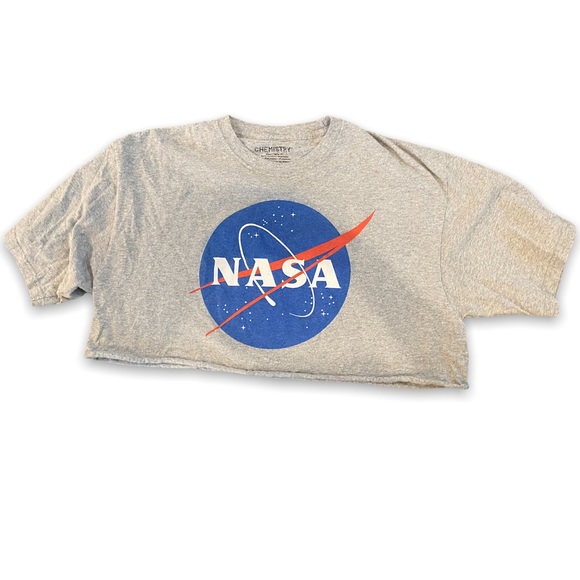 Nasa grey crop top tshirt - Picture 3 of 3